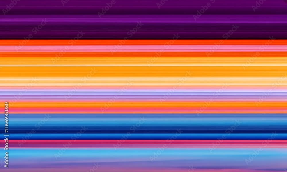 Vibrant Horizontal Stripes Abstract Art Vibrant Horizontal Stripes Abstract Art