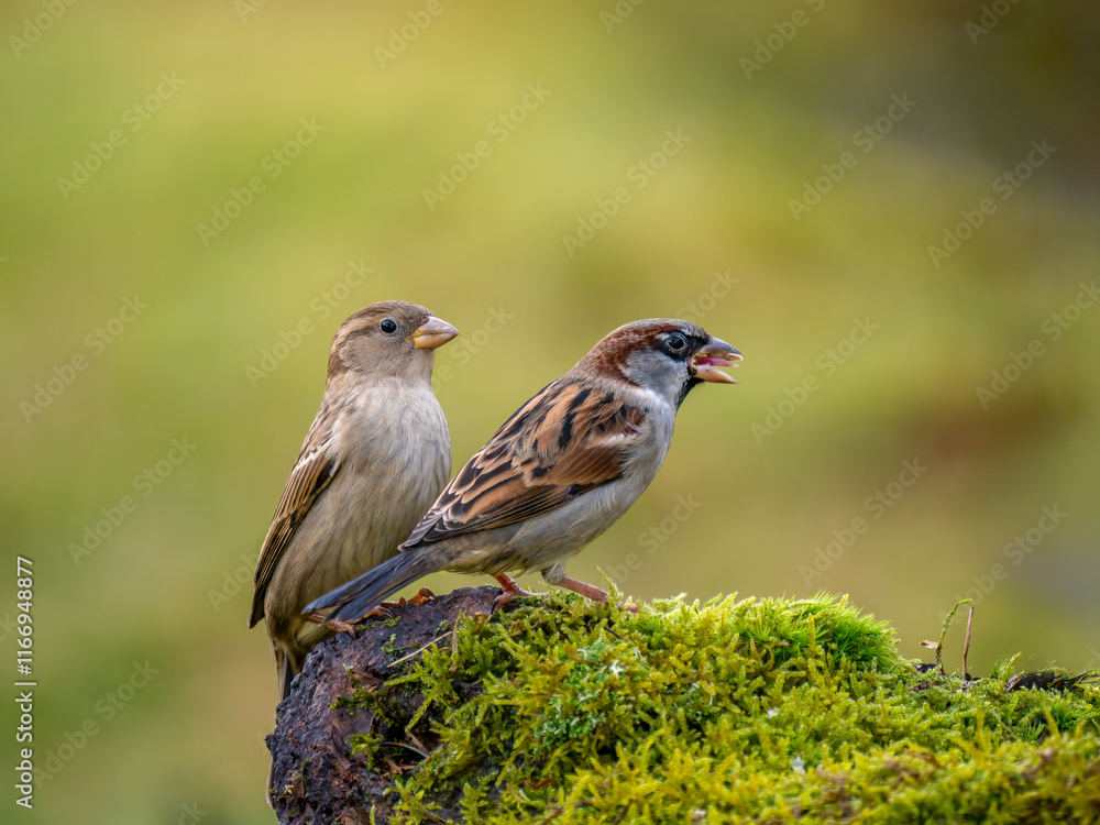 Haussperling (Passer domesticus) Haussperling (Passer domesticus)