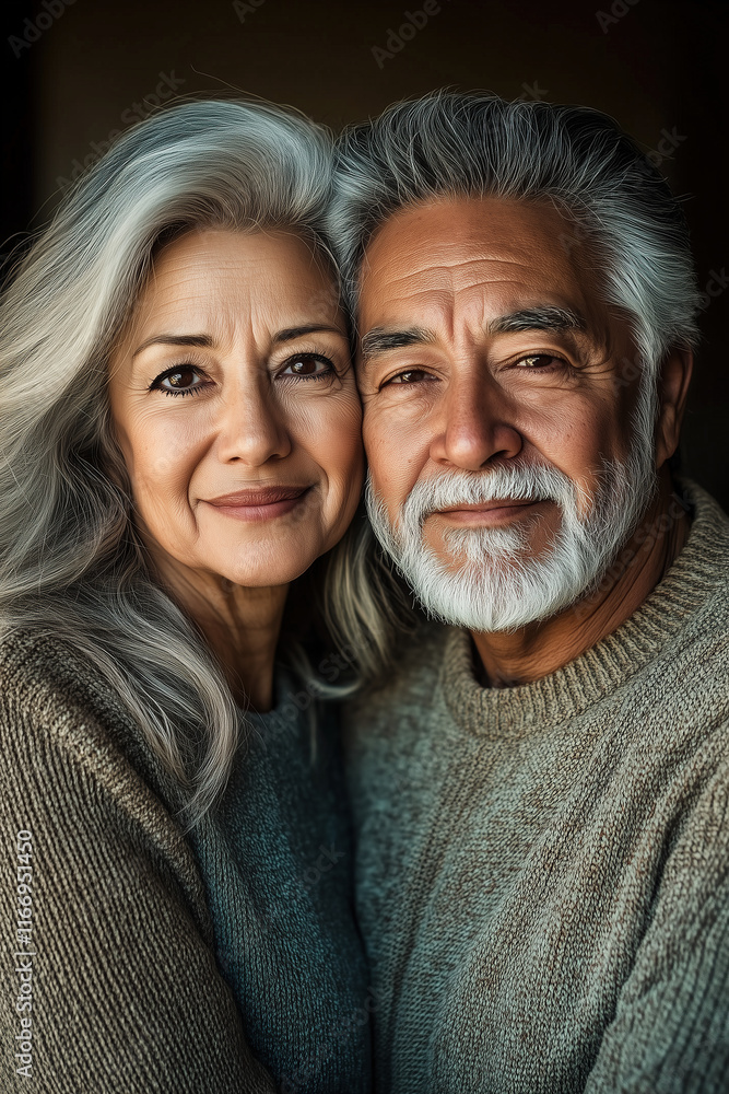 Portrait of a happy senior Hispanic couple. Joyous and healthy retirement. Portrait of a happy senior Hispanic couple. Joyous and healthy retirement.