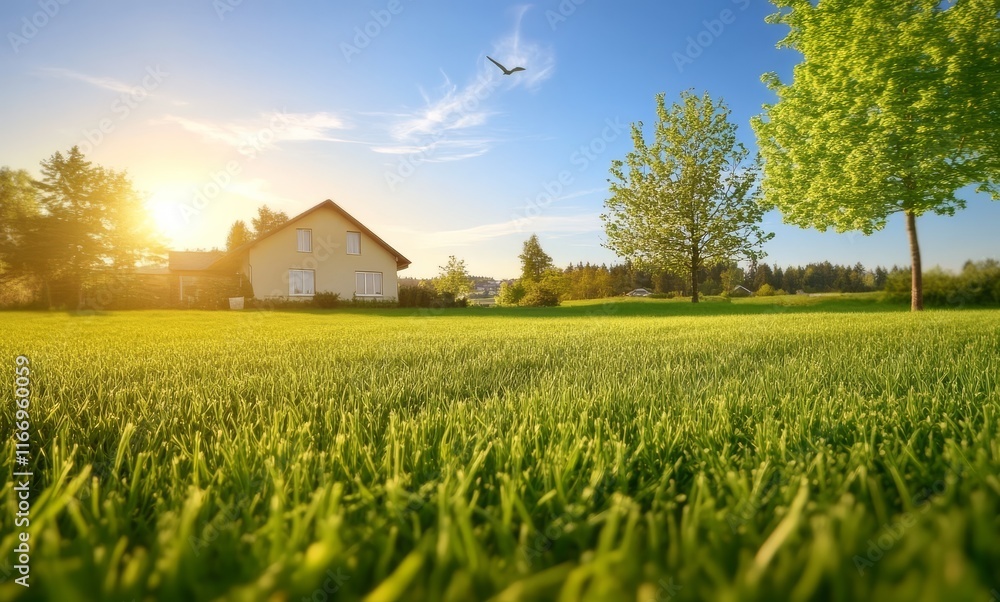 A perfect blend of nature and home in a tranquil setting.