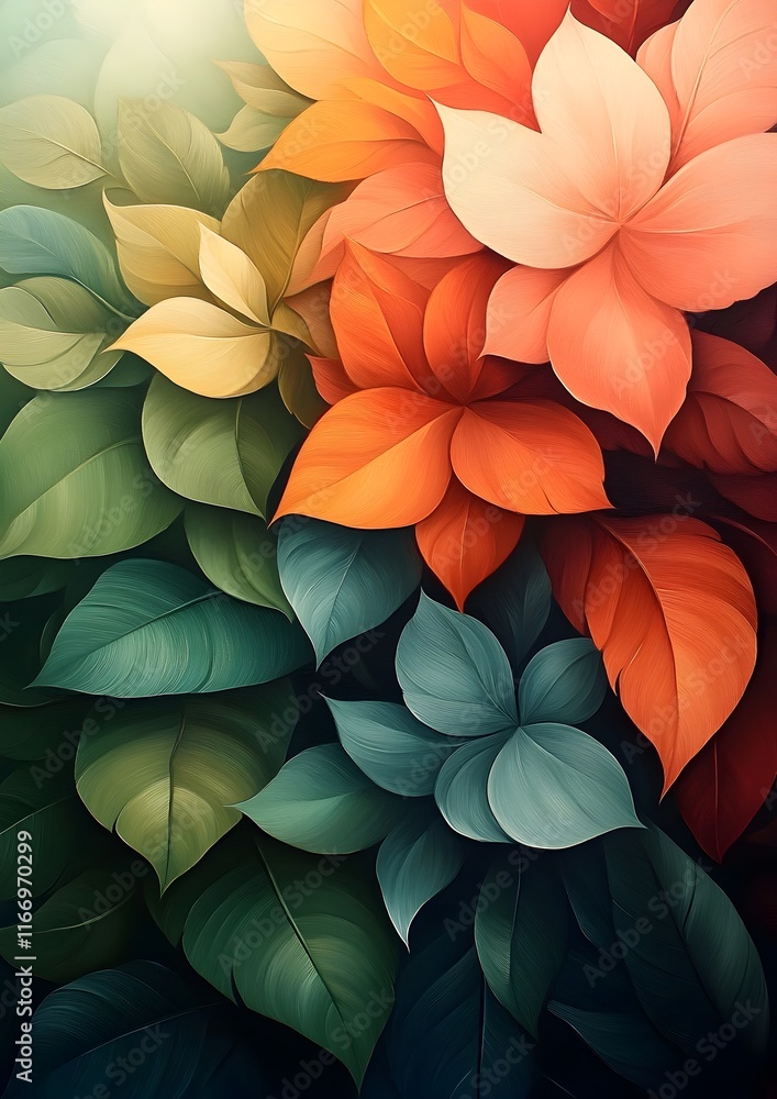 custom made wallpaper toronto digitalRefreshing Botanical Facial Mist Infused with Lush Foliage and Delicate Petals Impressionistic Oil Painting with Vibrant Colors and Idyllic Garden Landscape