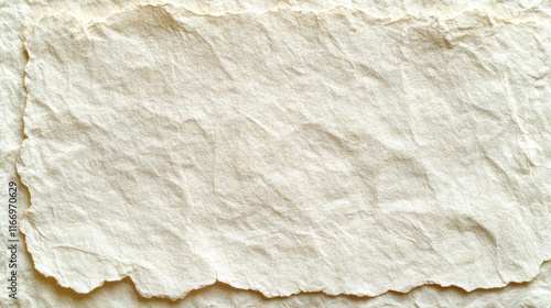 Textured cream handmade paper.