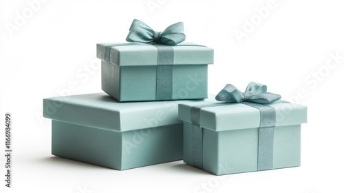 gift boxes, isolated on white background