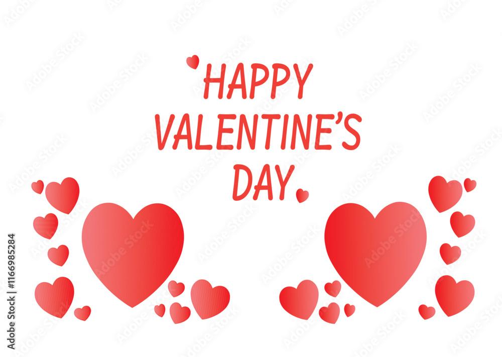 Happy Valentine's Day Creative Heart Composition Illustration. Valentine's Day Love Design with Heart Shapes. Elegant Valentine's Day Greeting with Hearts. Happy Valentine's Day Creative Heart Composition Illustration. Valentine's Day Love Design with Heart Shapes. Elegant Valentine's Day Greeting with Hearts.