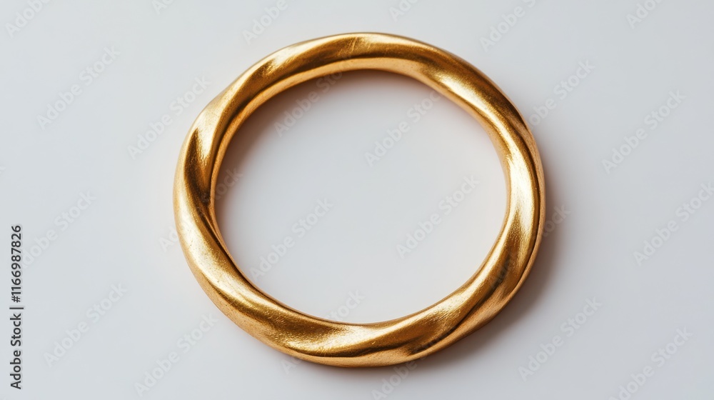 Gold frame on a white background Gold frame on a white background