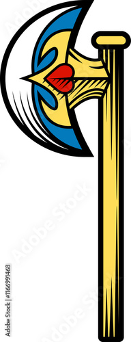 Axe Medieval Weapon Vintage...