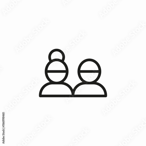 couple man woman icon sign vector