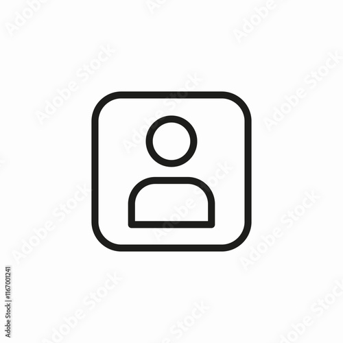 profile user icon sign vector