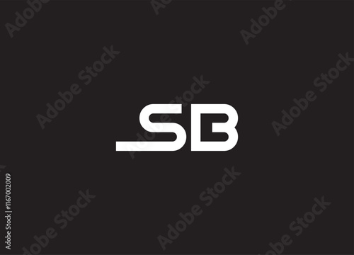 SB letter logo and initial logo design