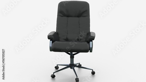 office chair on white background
