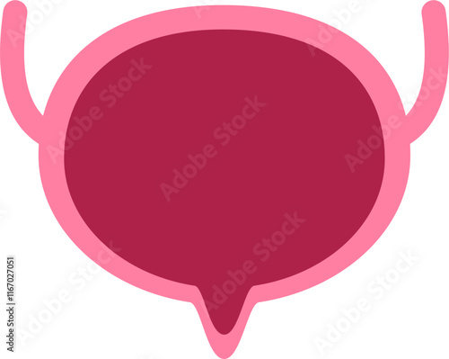 bladder disease. Urinary tract infection Illustration