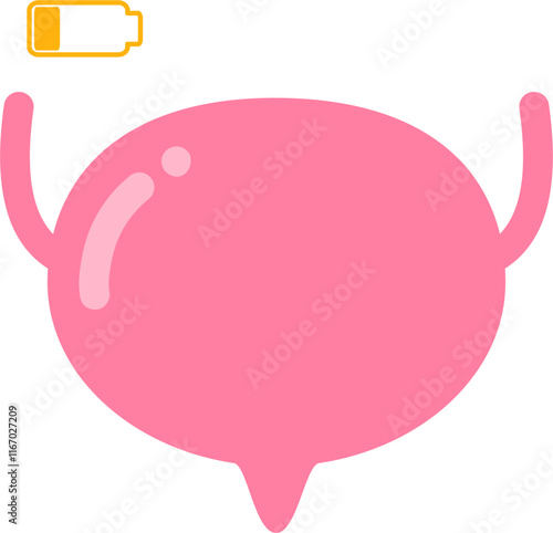 bladder disease. Urinary tract infection Illustration