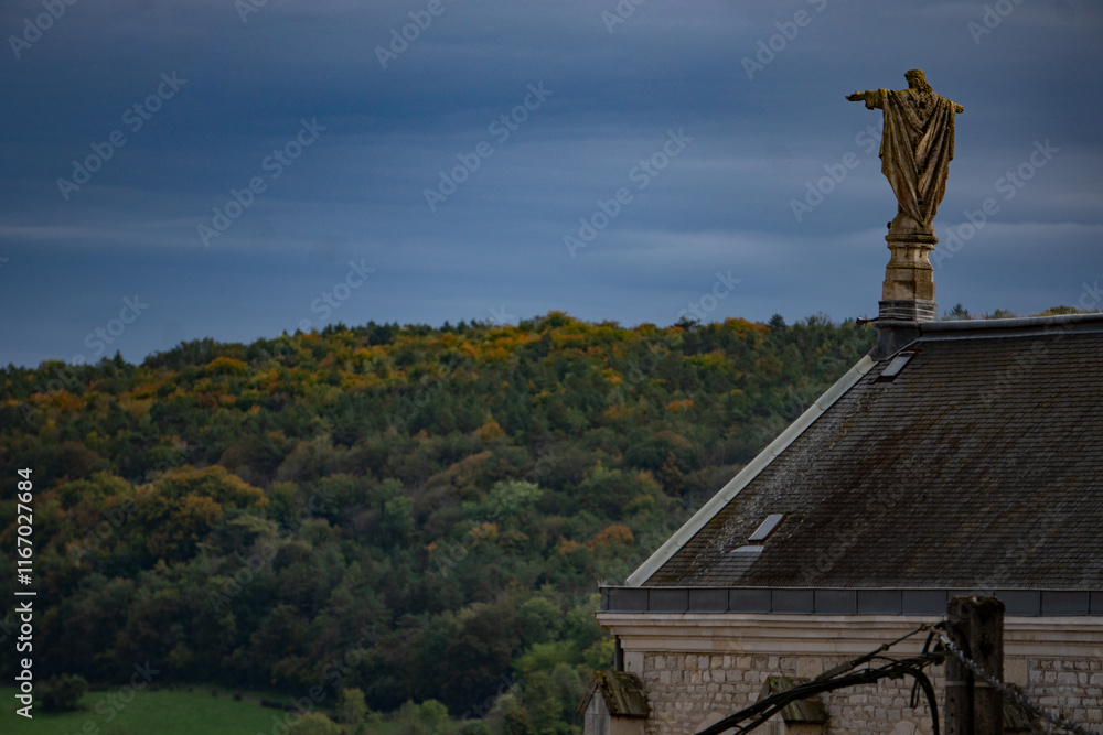 Obraz premium Blick von Montbard