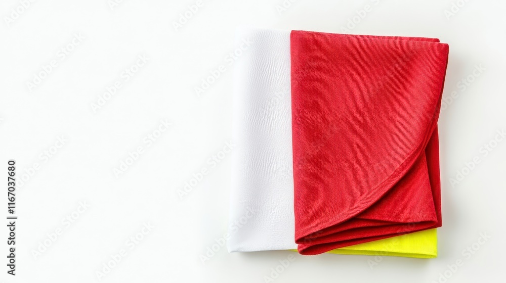 Red White and Yellow Fabric Swatches Textile Samples for Design Projects Red White and Yellow Fabric Swatches Textile Samples for Design Projects