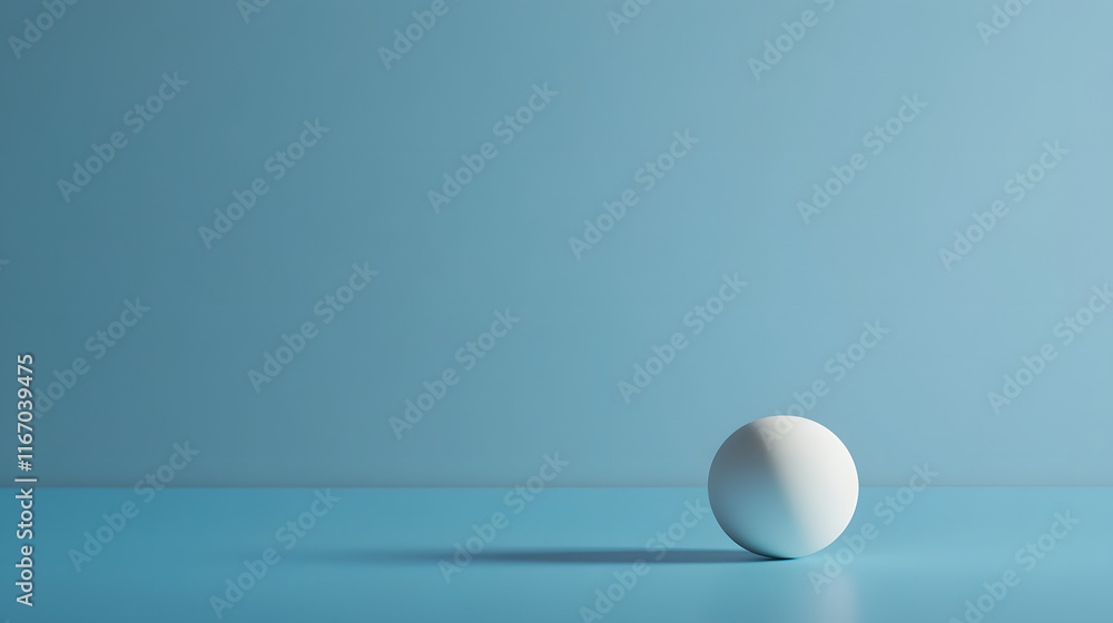 Ball on the space with copy space Ball on the space with copy space