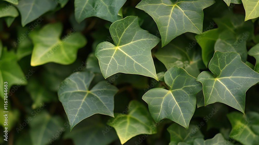 Lush Green Ivy Leaves: A Close-Up View of Nature's Beauty Lush Green Ivy Leaves: A Close-Up View of Nature's Beauty