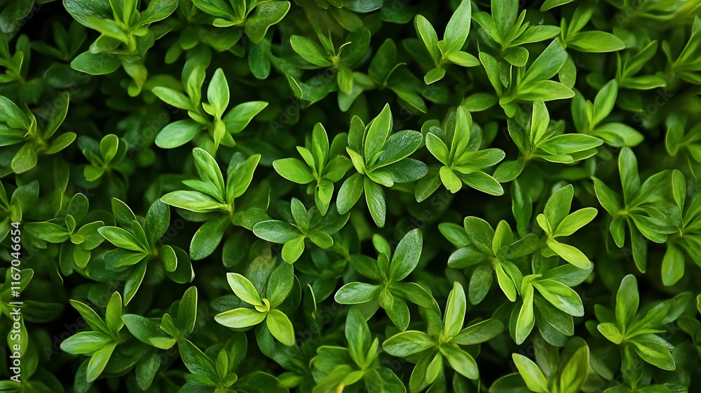 Fototapeta premium Lush Green Foliage: A Vibrant Display of Nature's Beauty
