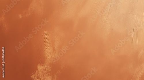 Abstract Orange Textured Background With Brush Strokes