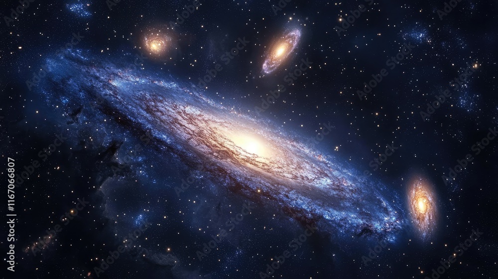 Leo Galaxy Trio featuring M65, M66, and NGC 3628 in stunning celestial backdrop of stars and cosmic wonders Leo Galaxy Trio featuring M65, M66, and NGC 3628 in stunning celestial backdrop of stars and cosmic wonders