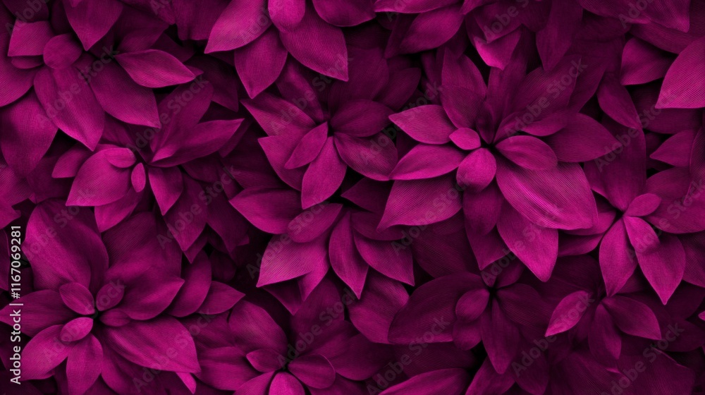 Lush Purple Leaf Background Texture - Close-Up Lush Purple Leaf Background Texture - Close-Up