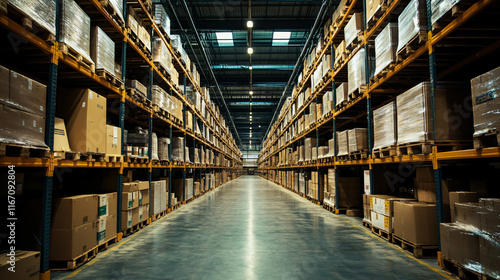 Wallpaper Mural AI-based edge computing for improving warehouse automation, optimizing robotic picking and inventory management in real-time. Torontodigital.ca