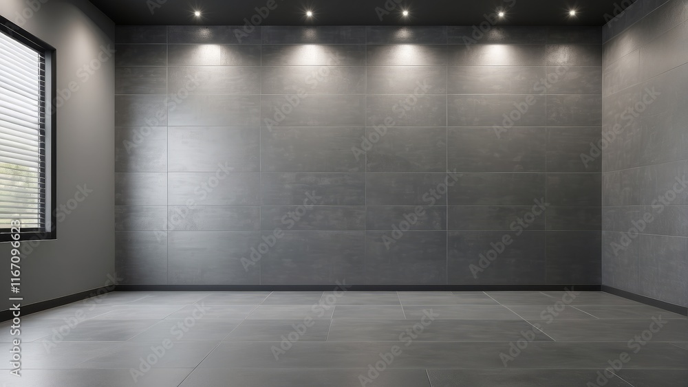 empty room and tile wall texture background interior design empty room and tile wall texture background interior design