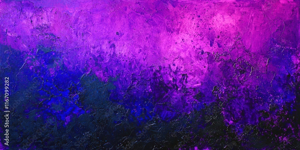 Purple and blue painting with a lot of texture Purple and blue painting with a lot of texture