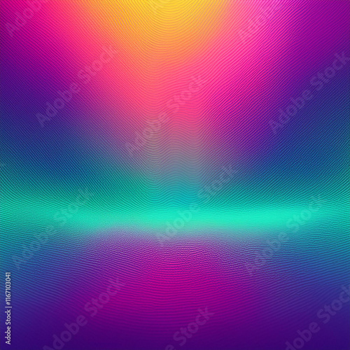 Obraz na płótnie Vibrant abstract neon color gradient with noise texture effect. Modern blurred colourful trendy grainy w salonie