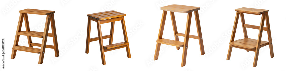 Wooden Step Ladder Versatile Household Tool for Home DIY and Renovation Tasks Wooden Step Ladder Versatile Household Tool for Home DIY and Renovation Tasks