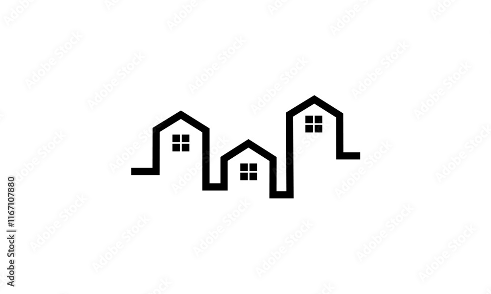 real estate house logo real estate house logo