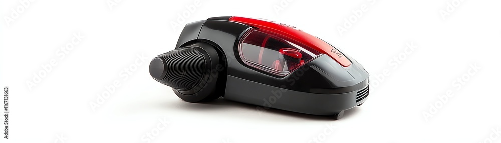 Compact vacuum cleaner, modern design, isolated on white background. Compact vacuum cleaner, modern design, isolated on white background.
