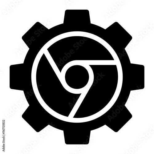 browser settings glyph icon