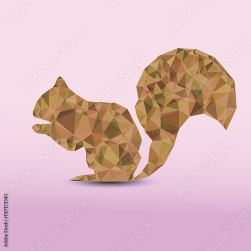 low poly art design vektor animal 