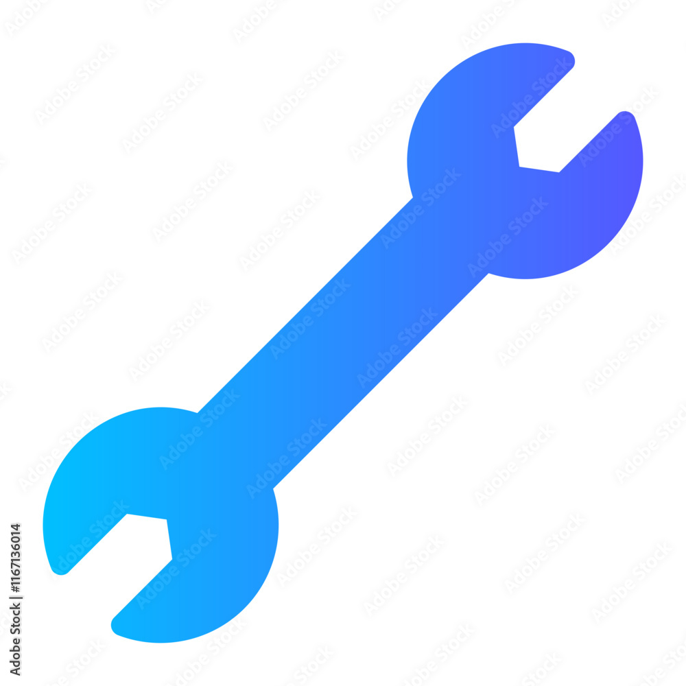 wrench gradient icon