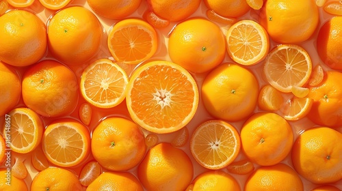 orange seamless pattern wallpaper