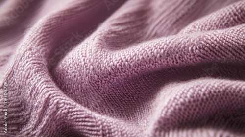 Elegant pink satin fabric texture with soft folds and intricate weave for use in fashion and interior design backgrounds. photo