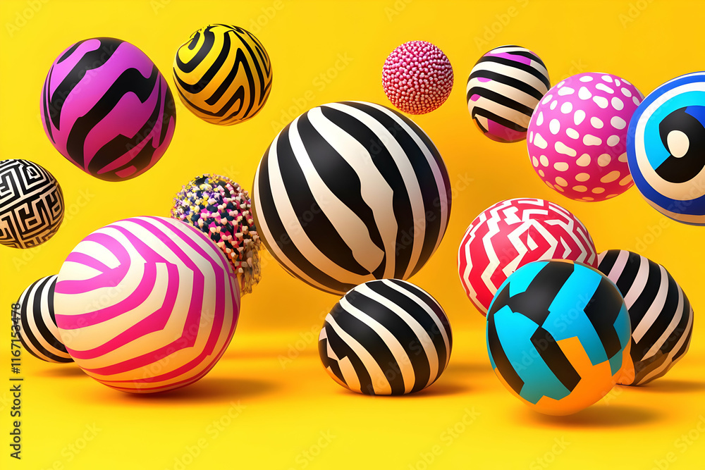 Obraz premium Abstract 3D Sphere Illustration