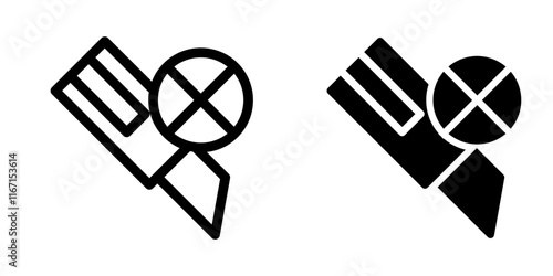 Cutter icon design template