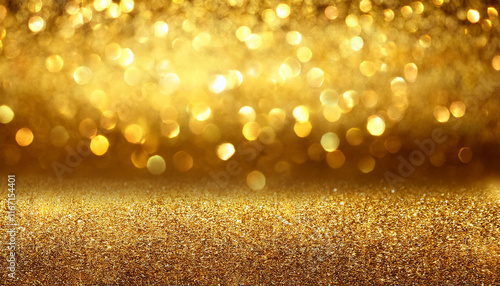 summary blurred gold glitter background shiny golden texture background christmas and new yr background