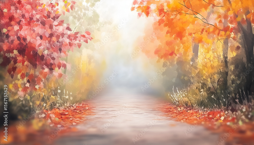 Digital Art of a Misty Autumn Forest Path
Digital Art of a Misty Autumn Forest Path