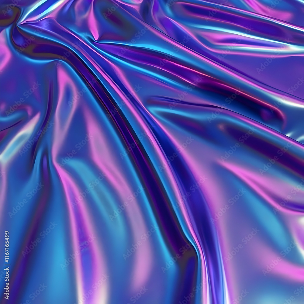 Obraz premium Abstract 3D Iridescent Background
