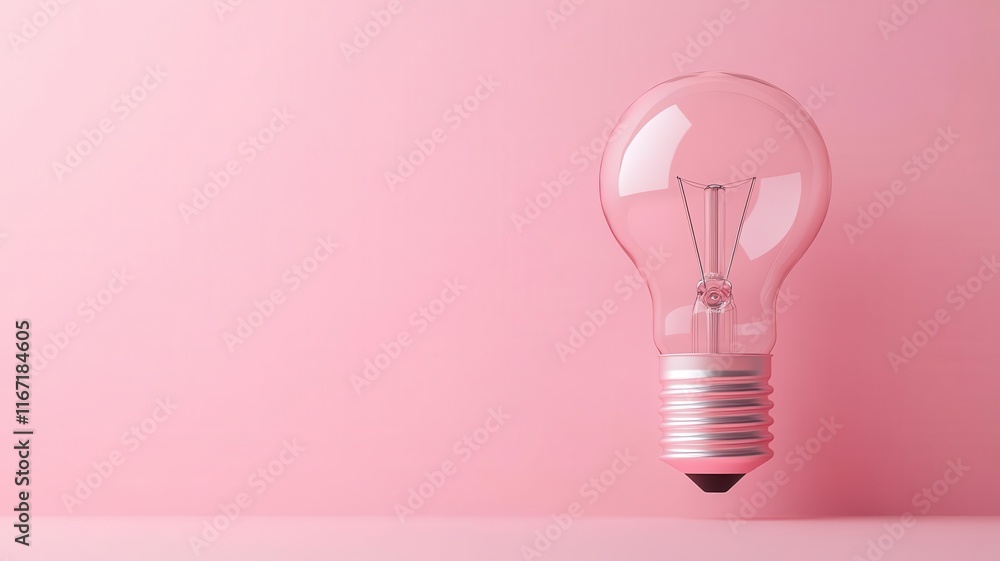 Influence flat design front view innovation theme 3D render colored pastel Influence flat design front view innovation theme 3D render colored pastel