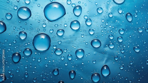 Wallpaper Mural Beautiful blue background with royal droplets Torontodigital.ca