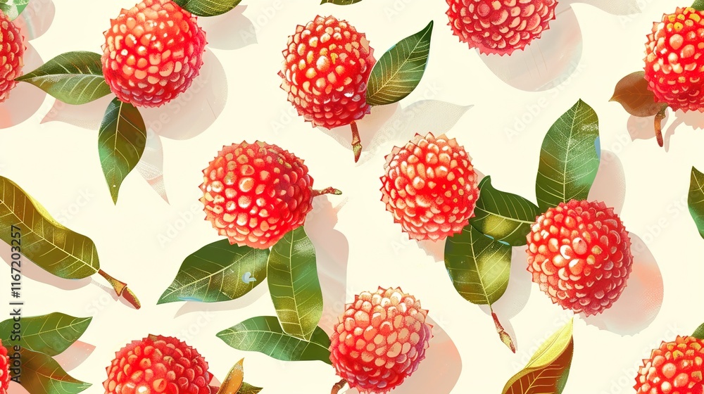 lychee seamless pattern wallpaper lychee seamless pattern wallpaper