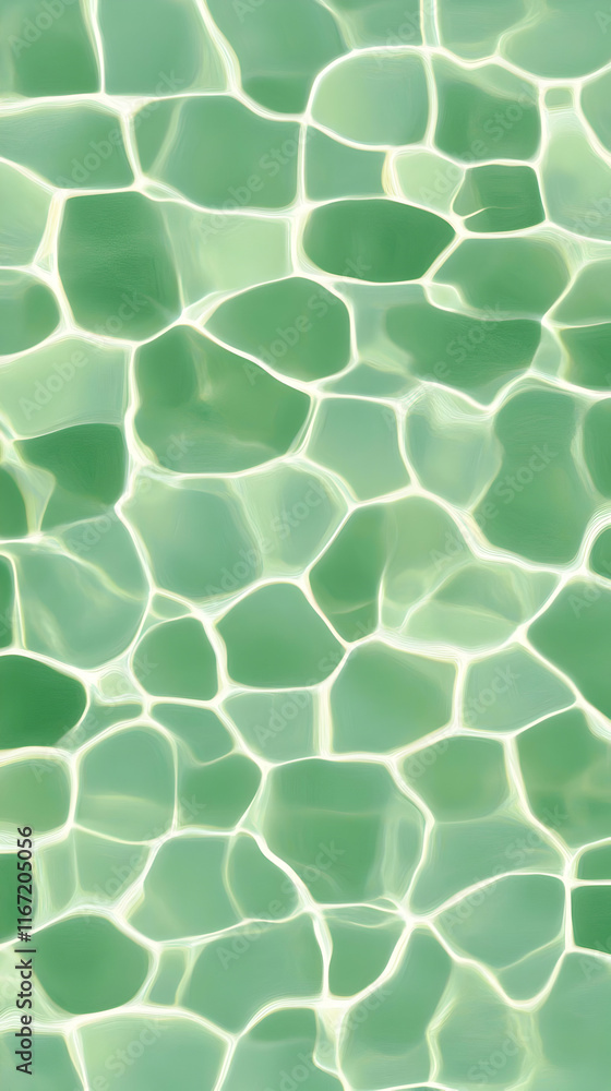 Obraz premium Green Water Abstract Background Illustration