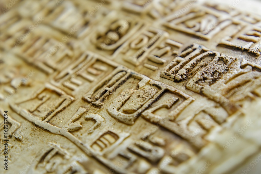 Ancient stone tablet, engraved text, weathered surface. Ancient stone tablet, engraved text, weathered surface.