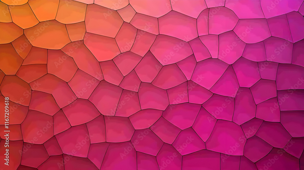 Abstract Background Pink Orange Mosaic Abstract Background Pink Orange Mosaic