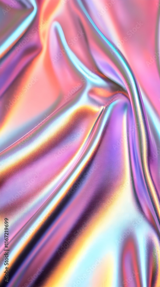 Fototapeta premium Abstract 3D Iridescent Background