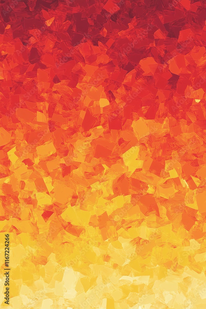 Grainy gradient in fiery red orange and yellow tones mimicking flames. Grainy gradient in fiery red orange and yellow tones mimicking flames.