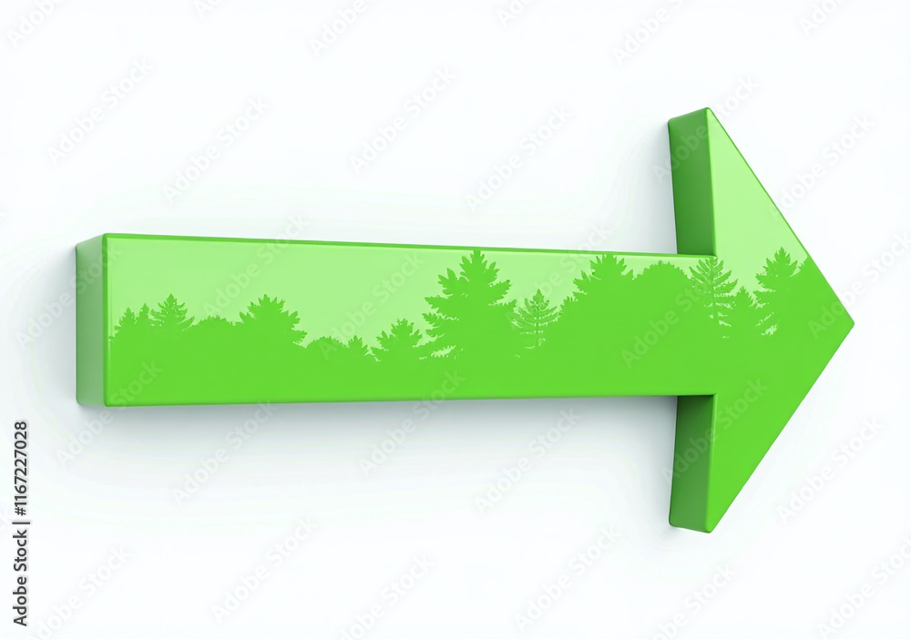 sustainable practices shown green arrow promoting environmental balance germany sustainable practices shown green arrow promoting environmental balance germany